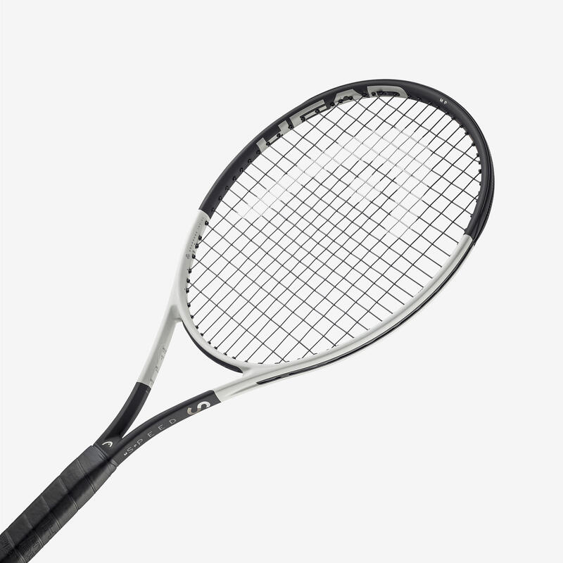 Tennisracket voor volwassenen Auxetic Speed Team MP zwart wit 2024 300 g