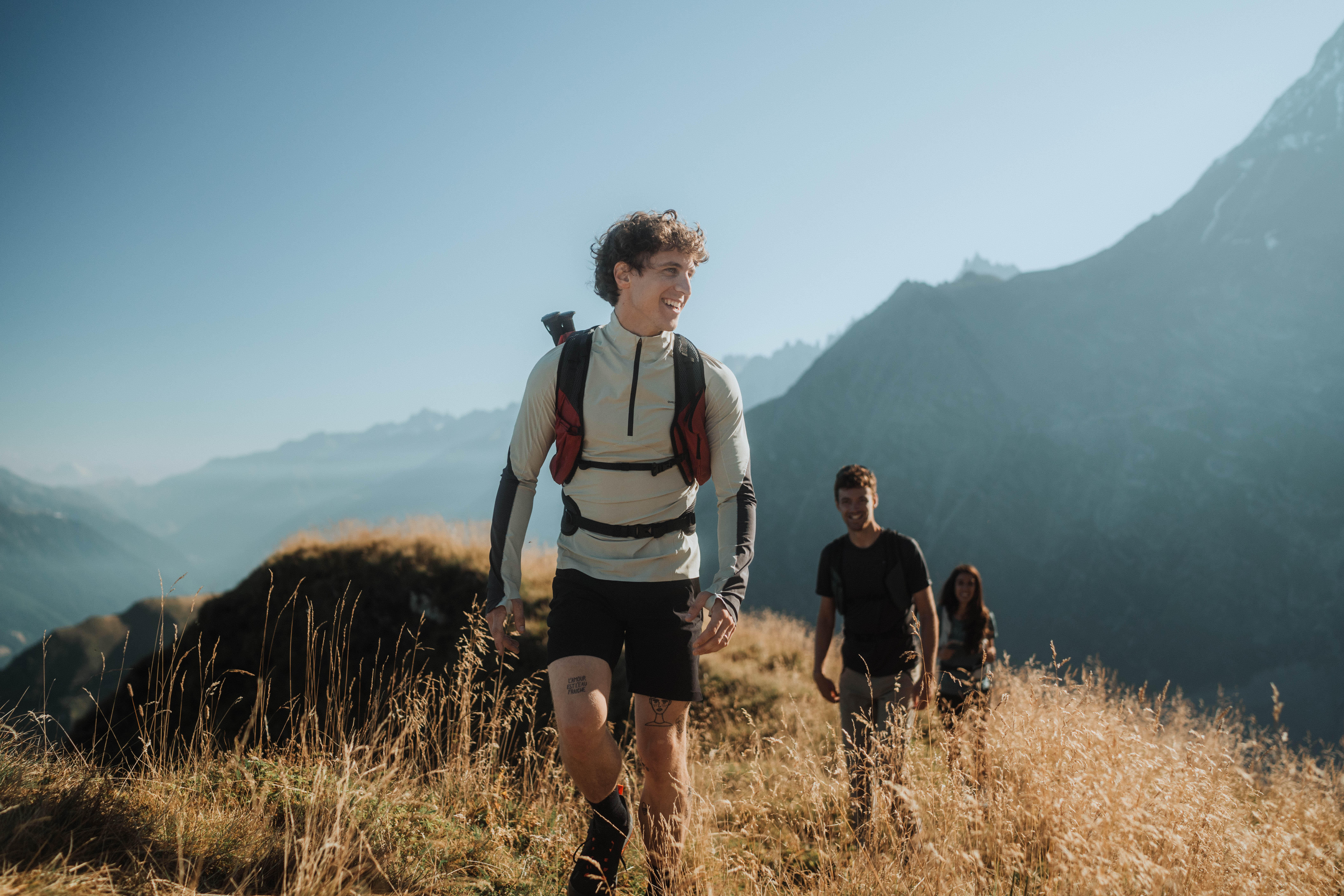 Men’s Hiking Shorts - MH 500 Black - QUECHUA