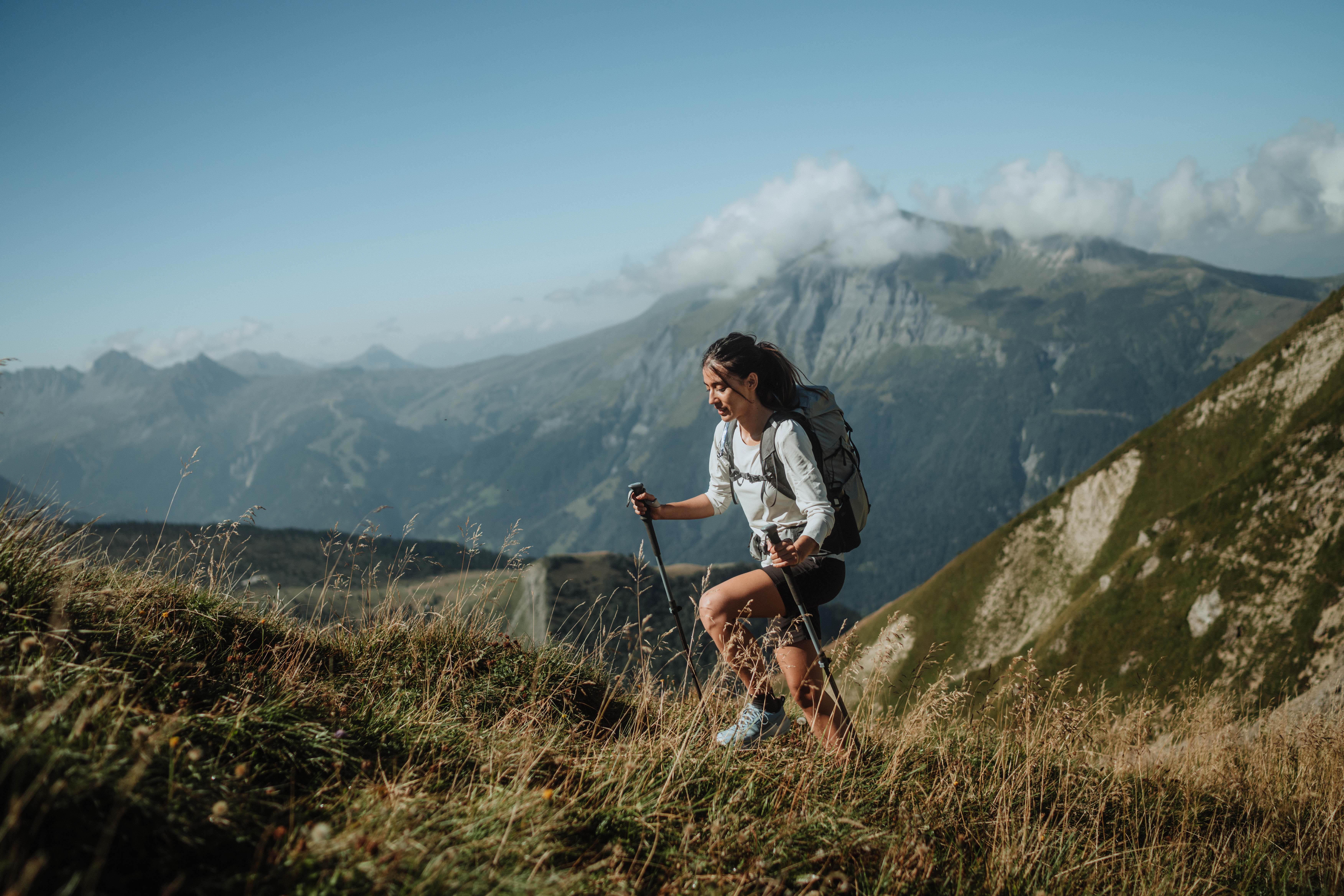 Women’s Long-Sleeved Hiking Shirt - MH 500 - QUECHUA