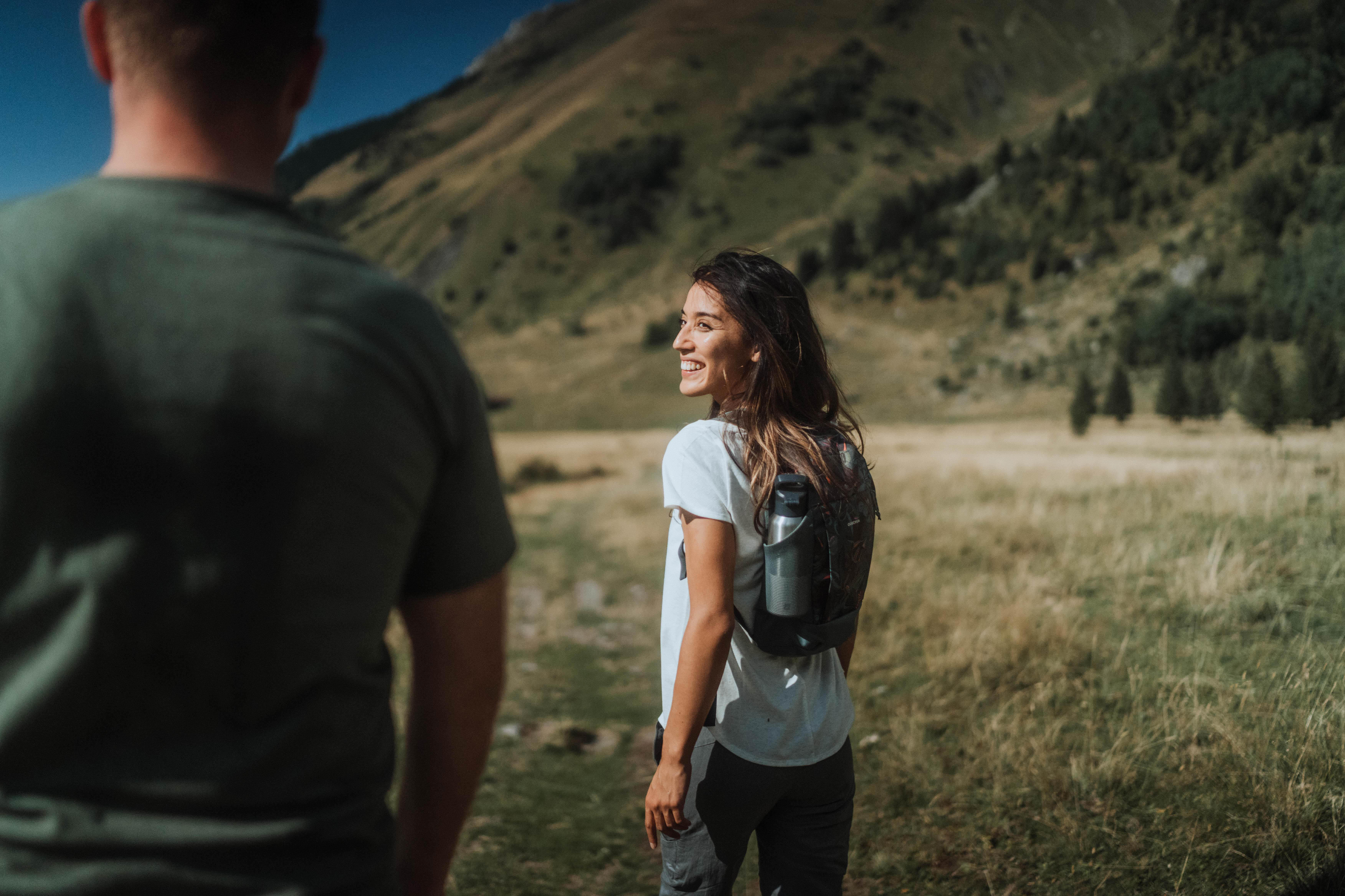 T-shirt de randonnée femme, NH 500 - QUECHUA