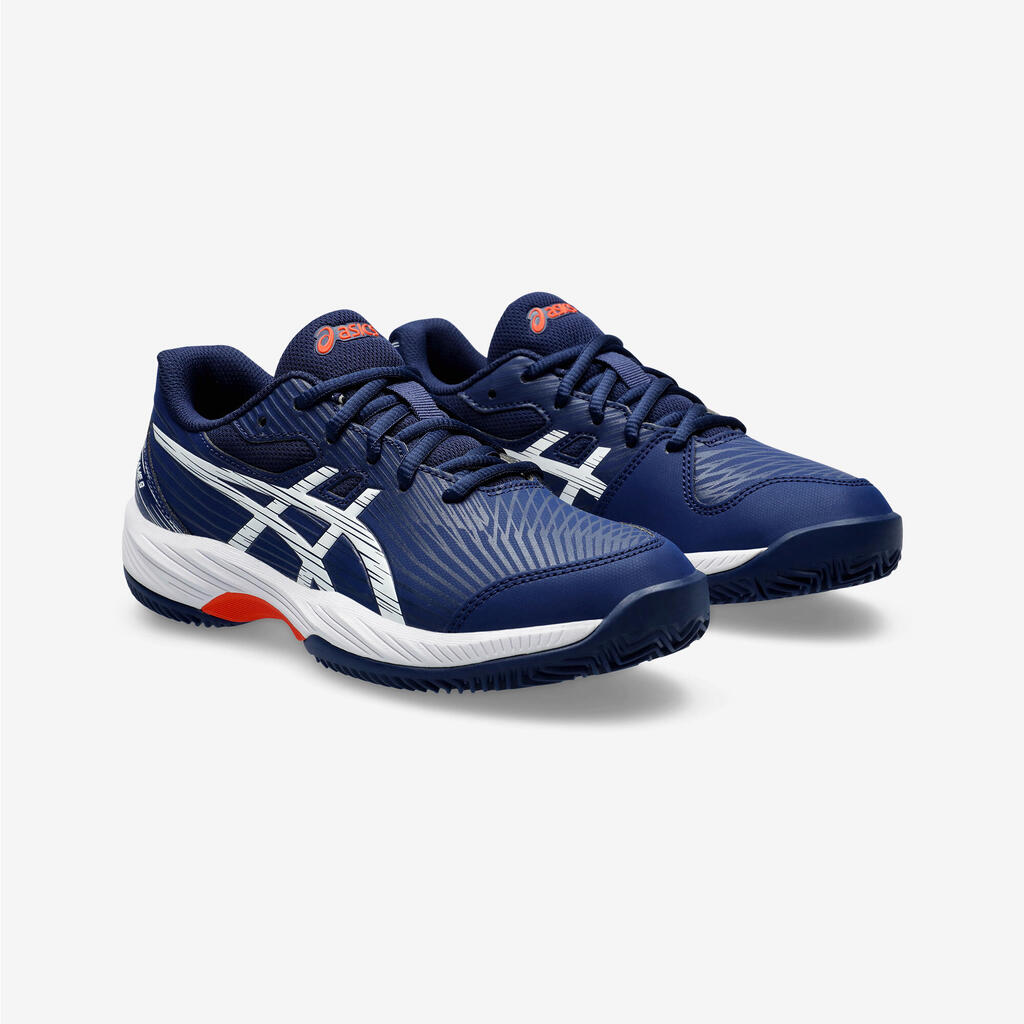 Kids' Tennis Multicourt Shoes Gel Game - Navy/Orange