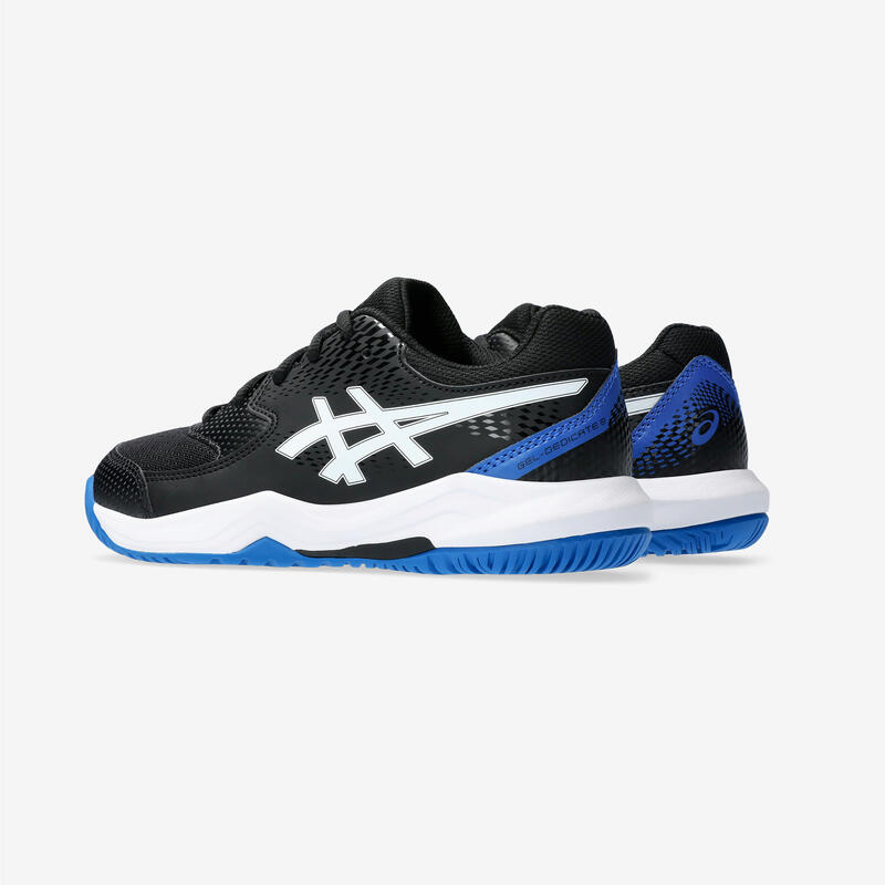 Kinder Tennisschuhe - Asics Dedicate schwarz/blau 