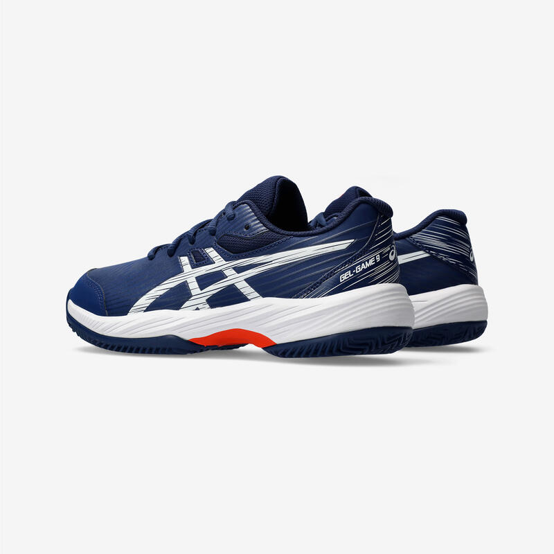 Chaussures de tennis enfant multicourt - GEL GAME Navy Orange