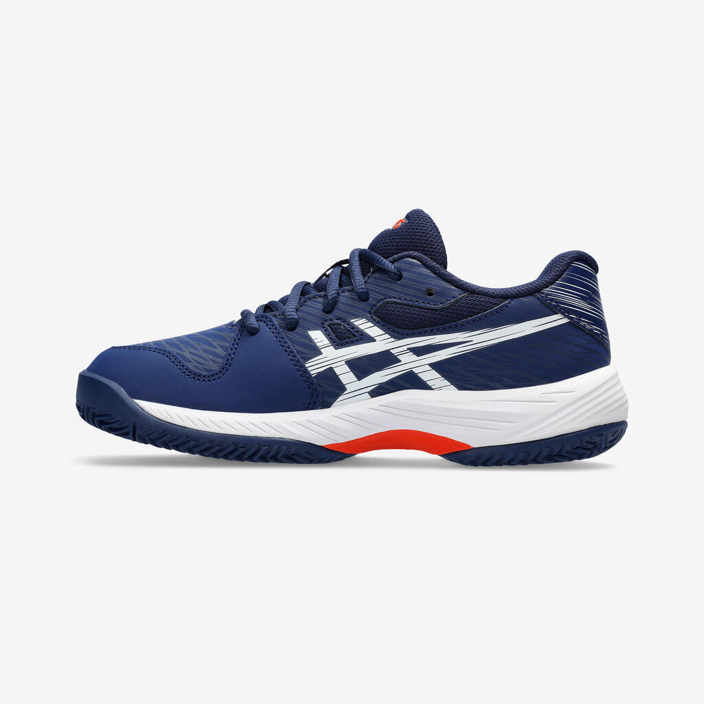 Kids' Tennis Multicourt Shoes Gel Game - Navy/Orange