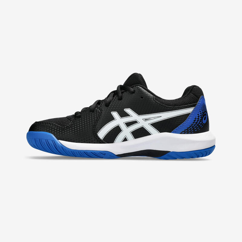 Kinder Tennisschuhe - Asics Dedicate schwarz/blau 