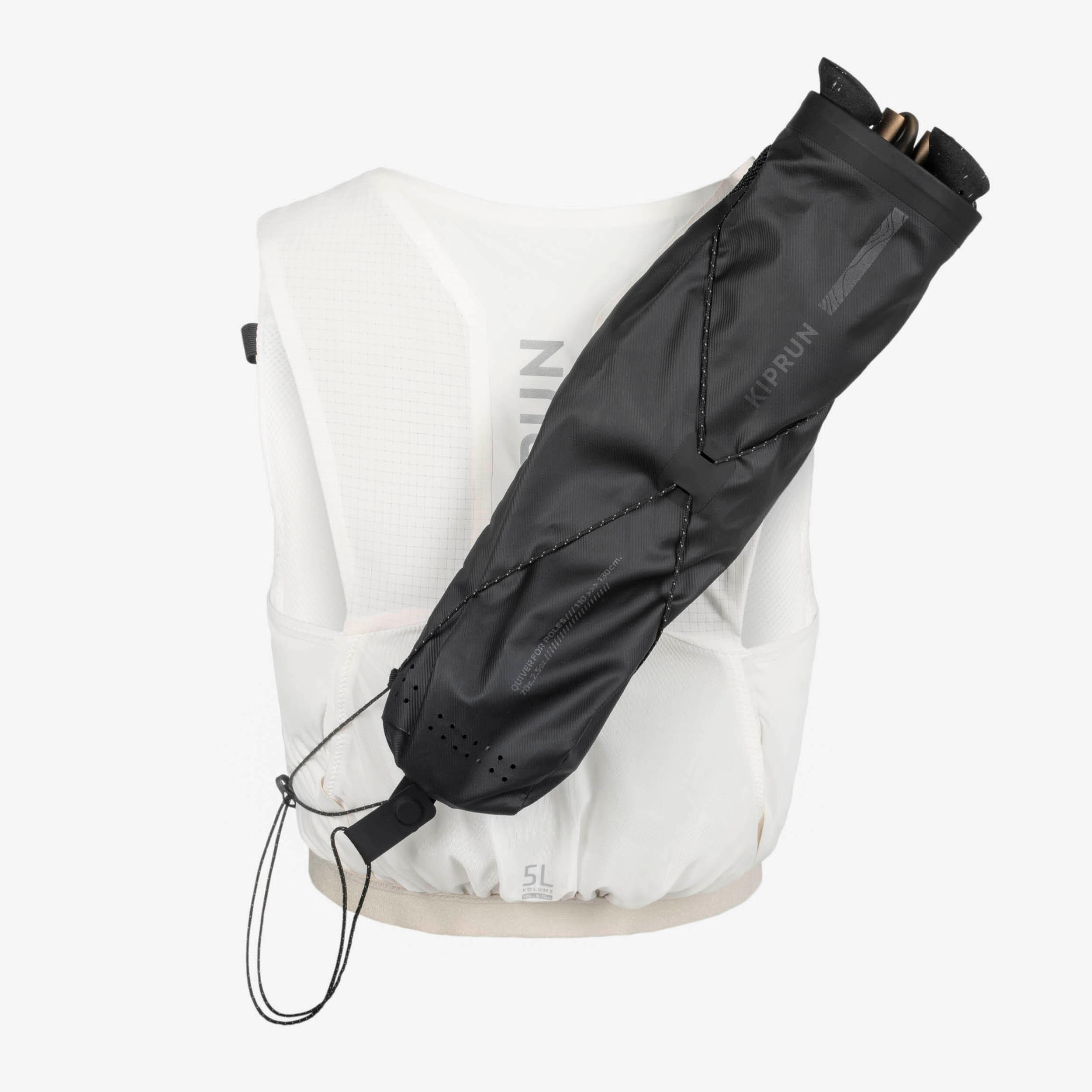 Gilet Hydratation Running Lotvic - 2 Gourdes 500ml - 7 Poches - Réglable Homme/femme - Idéal Trail Marathon Sac à Dos Course Trail