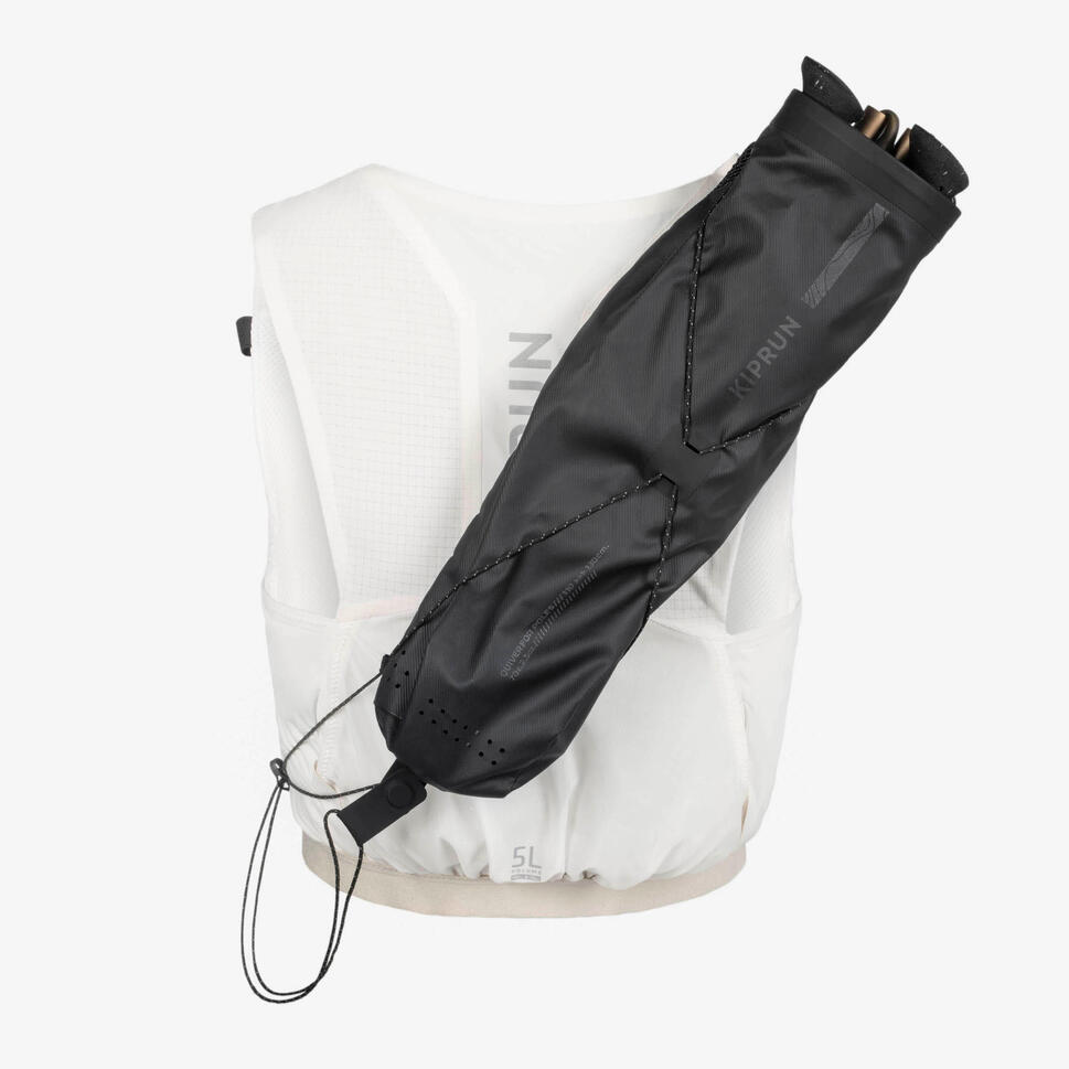 Gilet trail running comp?�tition porte flasques mixte - KIPRUN 900 RACE 5L NOIR KIPRUN | Decathlon