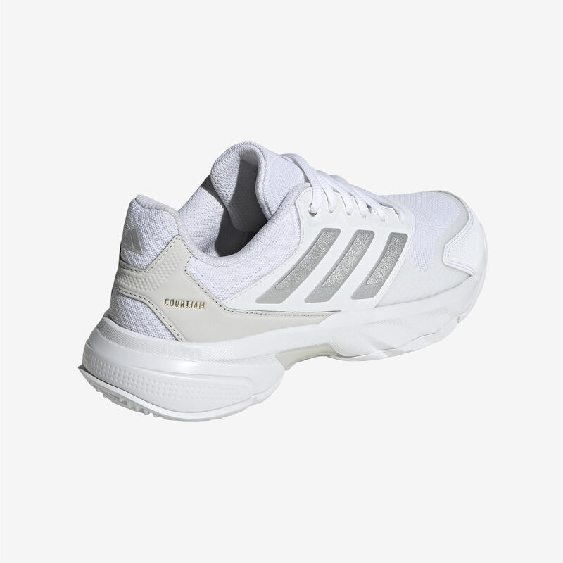 Chaussures de Tennis multicourt femme - adidas Courtjam Control 3 blanc