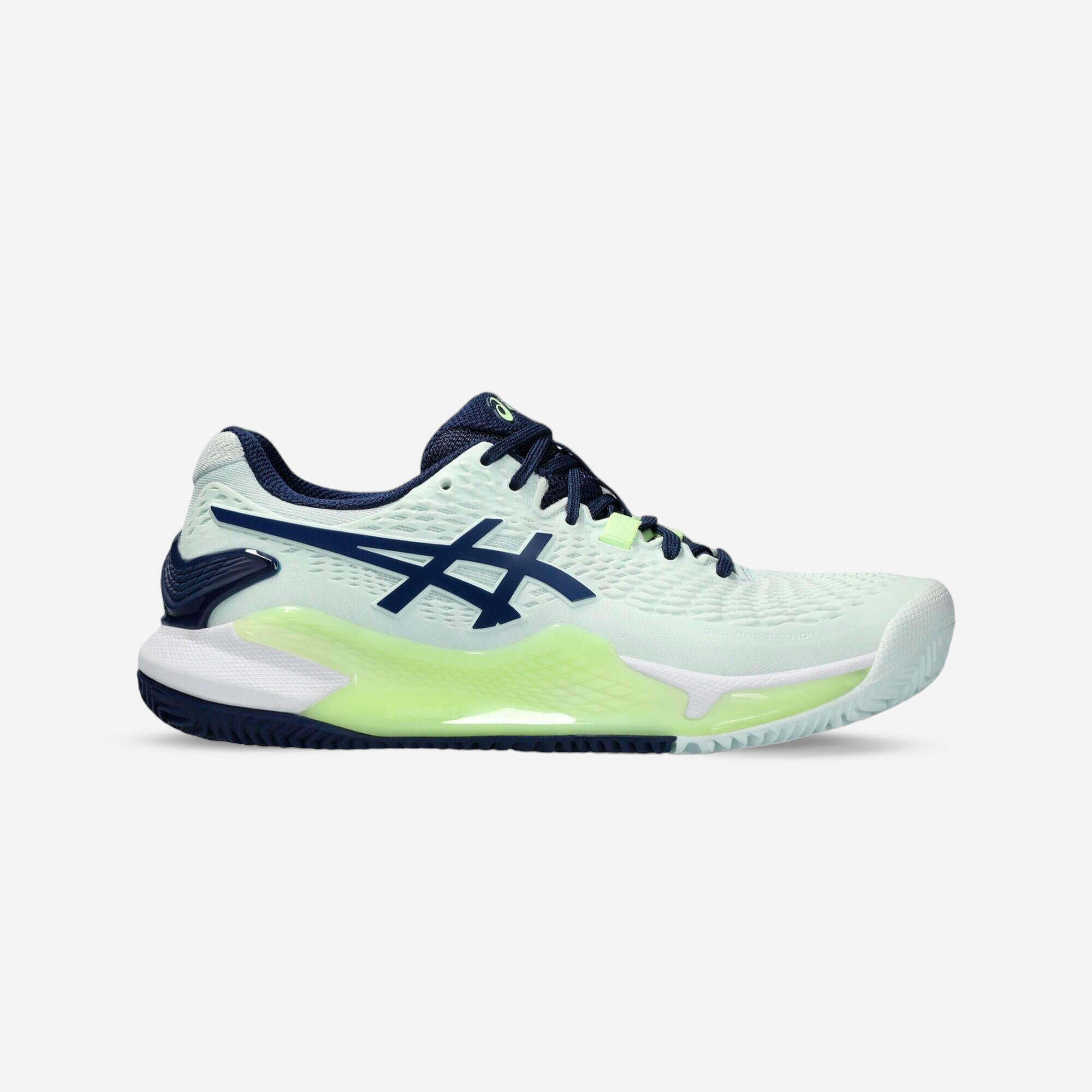 Asics - Chaussures De Tennis Femme Terre Battue - Asics Gel Resolution 9 Menthe - Chaussures De Sport - Tennis - - 40 - Decathlon