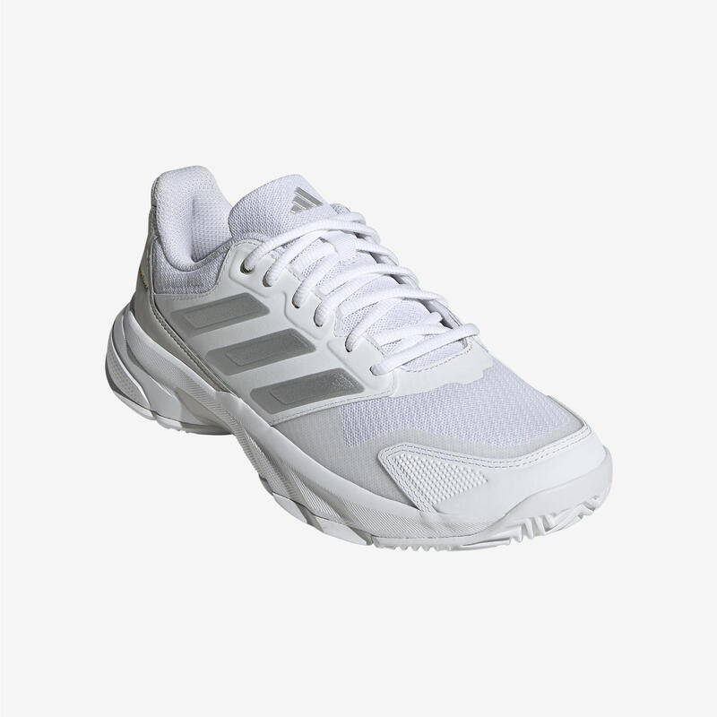 Chaussures de Tennis multicourt femme - adidas Courtjam Control 3 blanc
