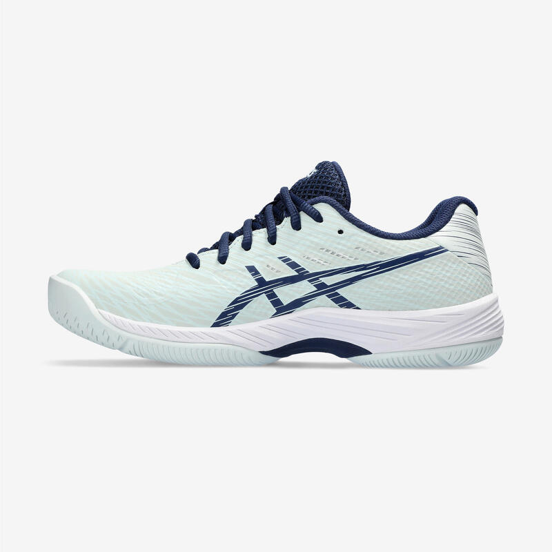 CHAUSSURES DE TENNIS FEMME MULTICOURT - ASICS GEL GAME 9 MENTHE BLEU