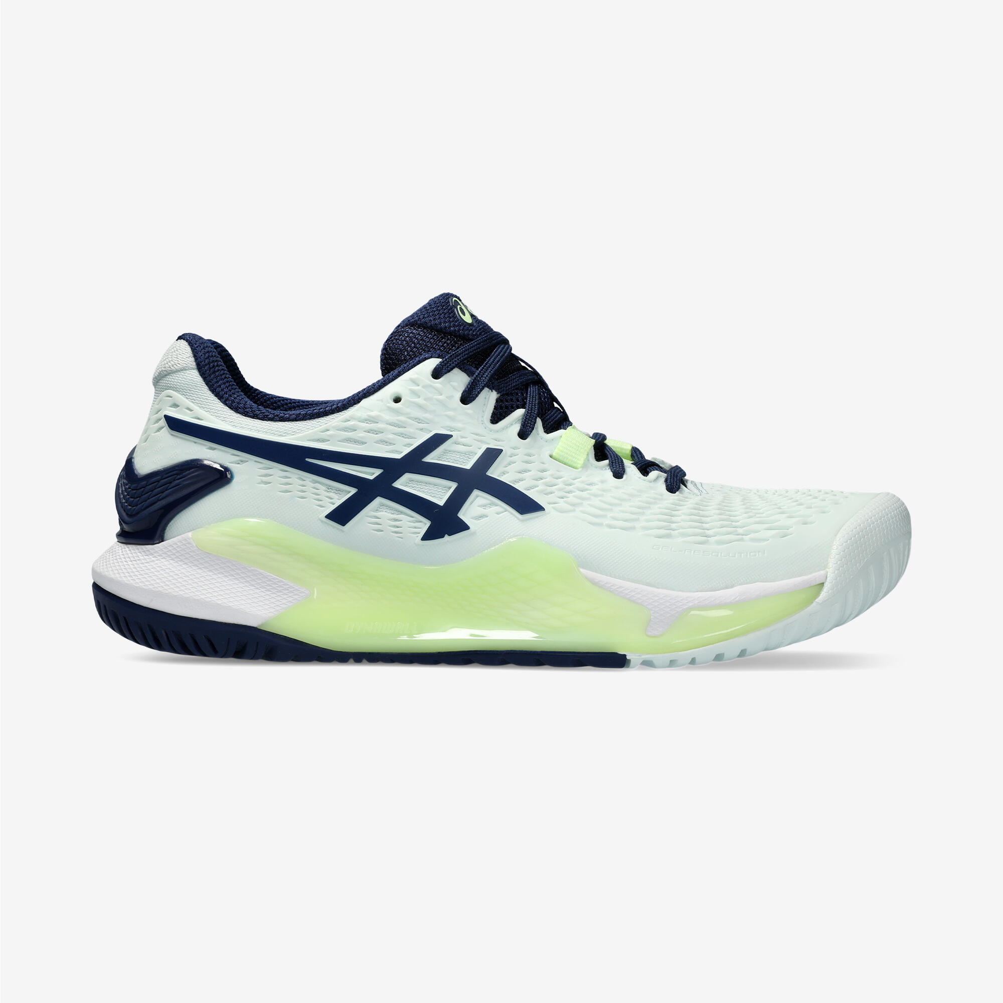 Asics - Chaussures De Tennis Femme Multicourt - Asics Gel Resolution 9 Menthe Bleu - Chaussures De Sport - Tennis - - 37 - Decathlon