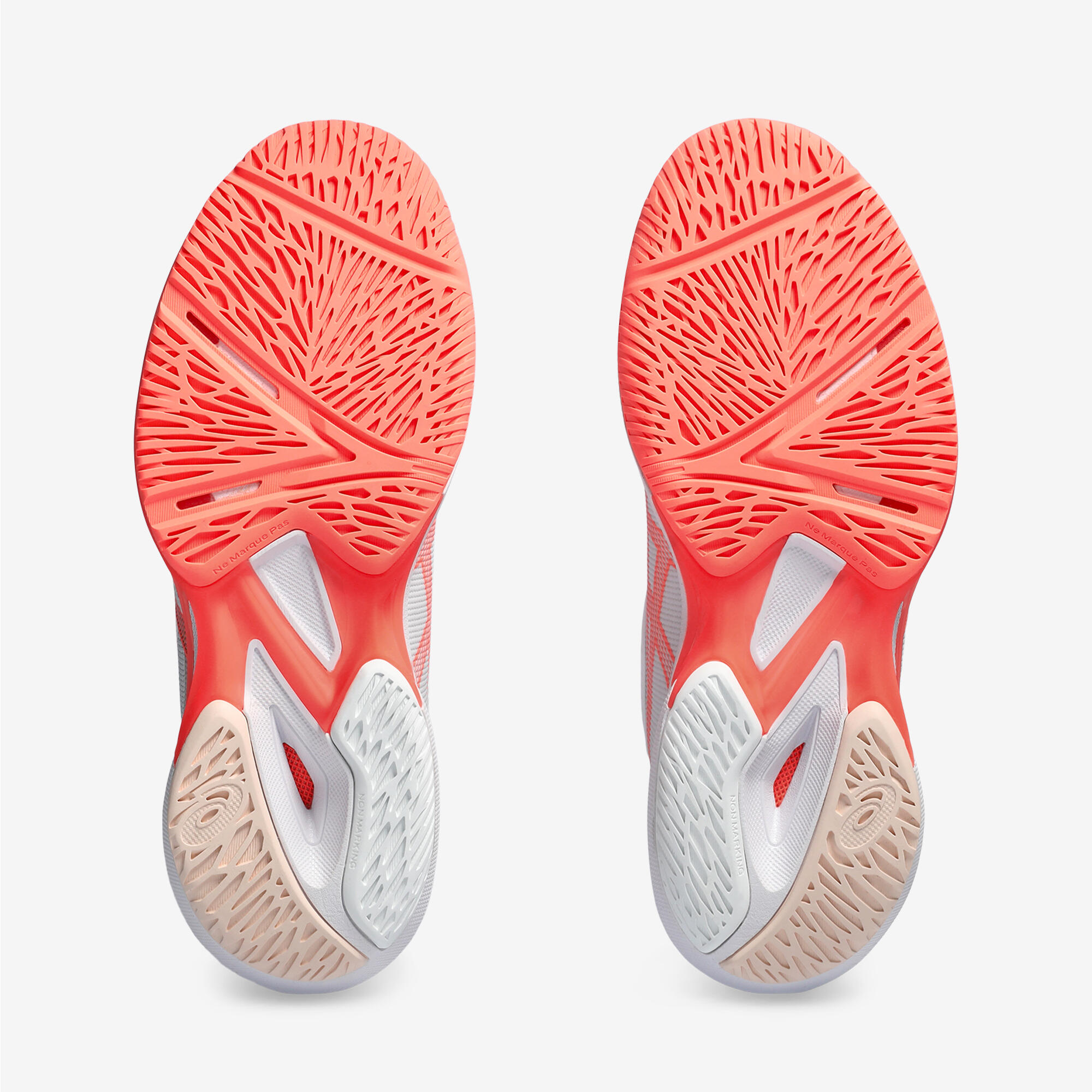 Women's Tennis Multicourt Shoes Gel Solution Speed FF 3 - White/Orange 3/7