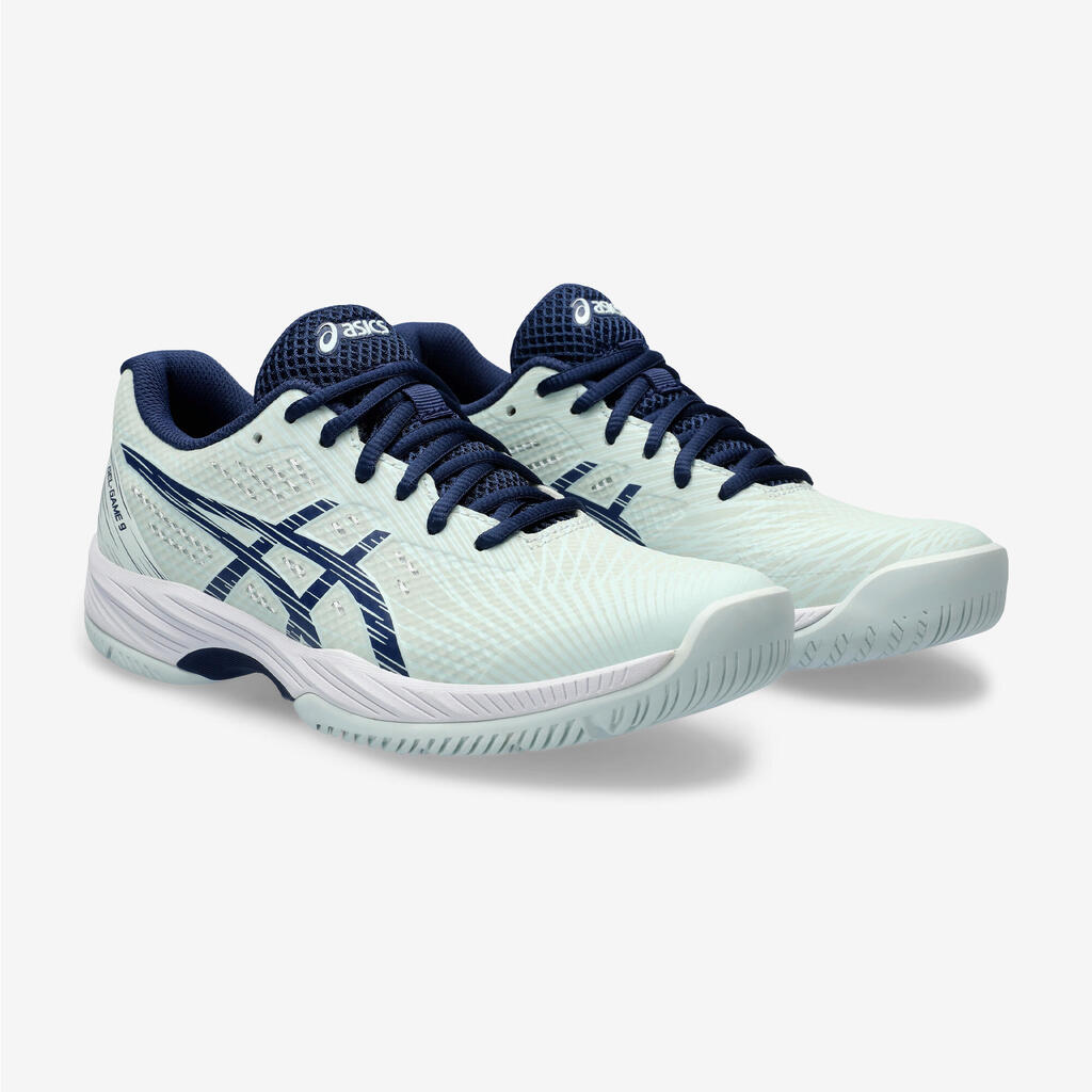 Tennisschuhe Damen Multicourt - Asics Gel Game 9 mint/blau