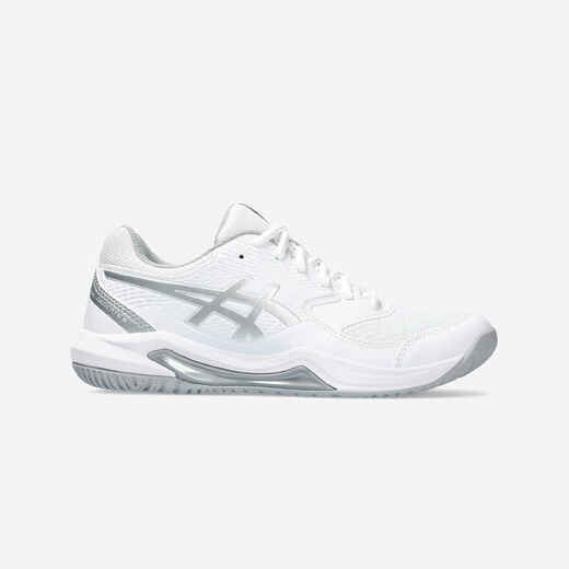 
      Women's Multicourt Tennis Shoes Gel Dedicate 8 - White/Silver
  