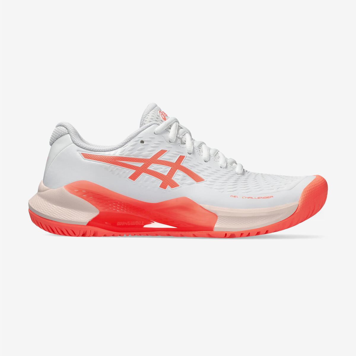 Chaussures de tennis Femme multicourt - Gel Challenger 14 blanc orange