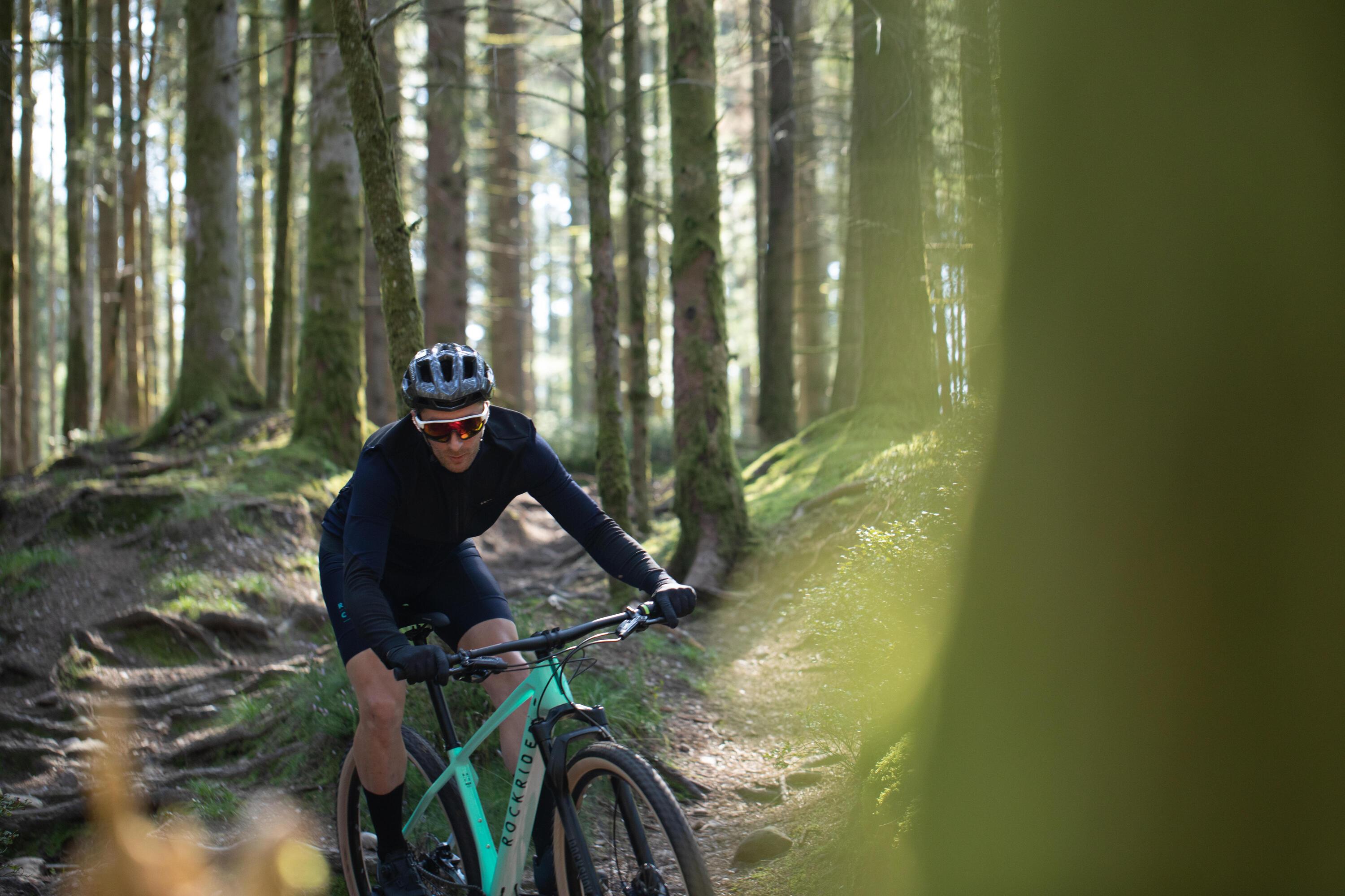 VELO VTT CROSS COUNTRY RACE 740 cadre carbone vert Reba 10/11