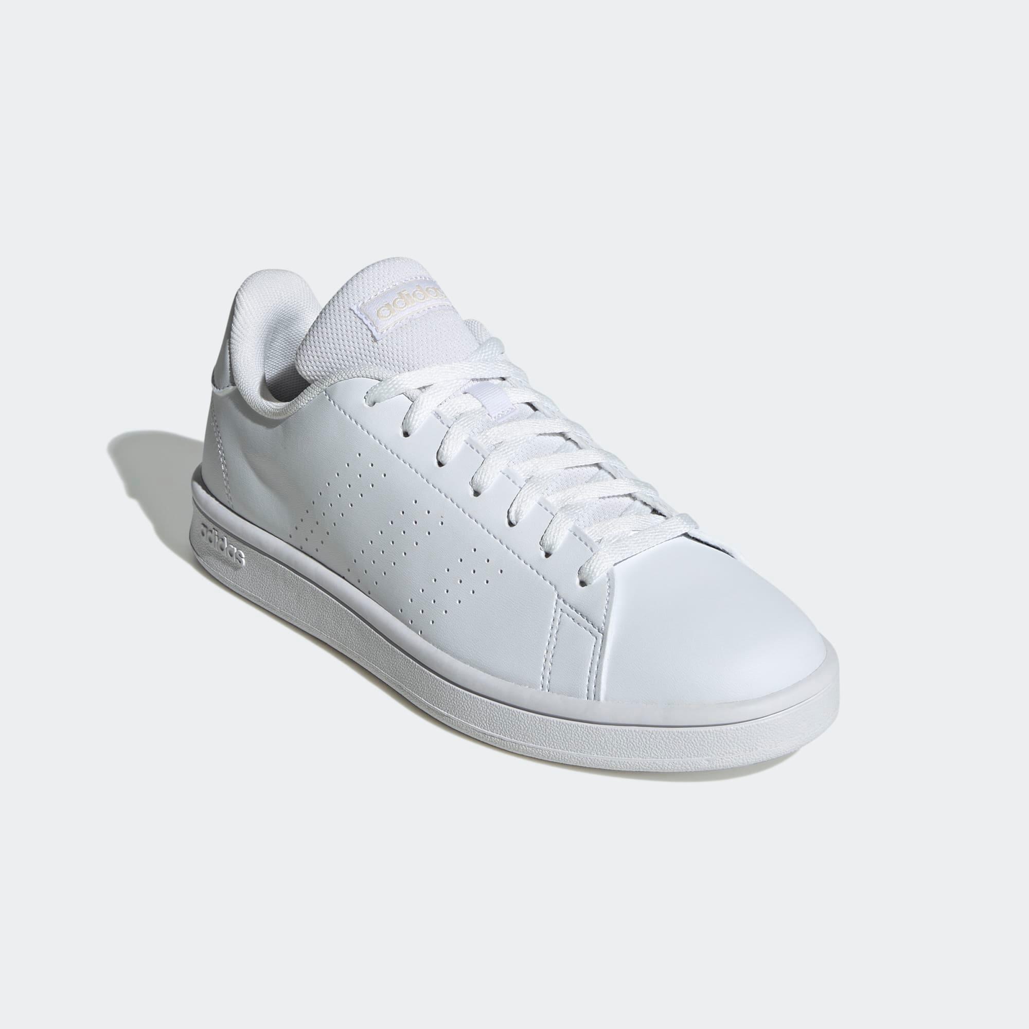 ADIDAS ADVANTAGE BASE WOMEN'S WALKING TRAINERS - WHITE 3/7