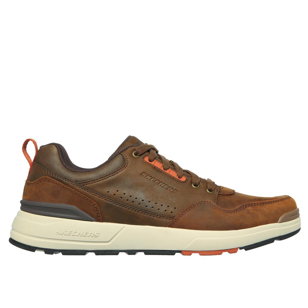 Men's walking shoes, Rozier - Brown leather