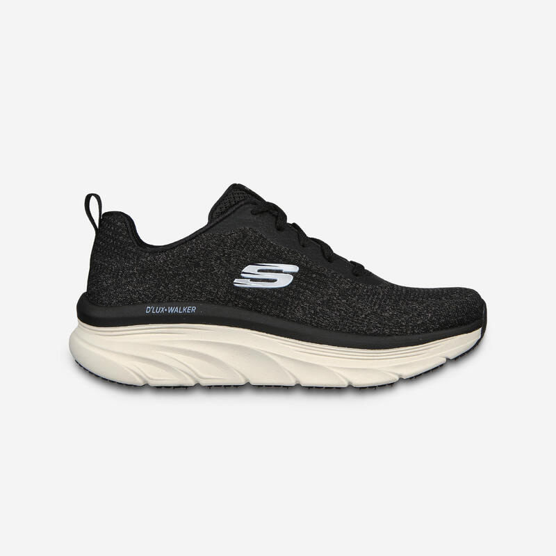 BASKETS DE MARCHE SPORTIVE FEMME SKECHERS DLUX WALKER DAILY BEAUTY BLACK