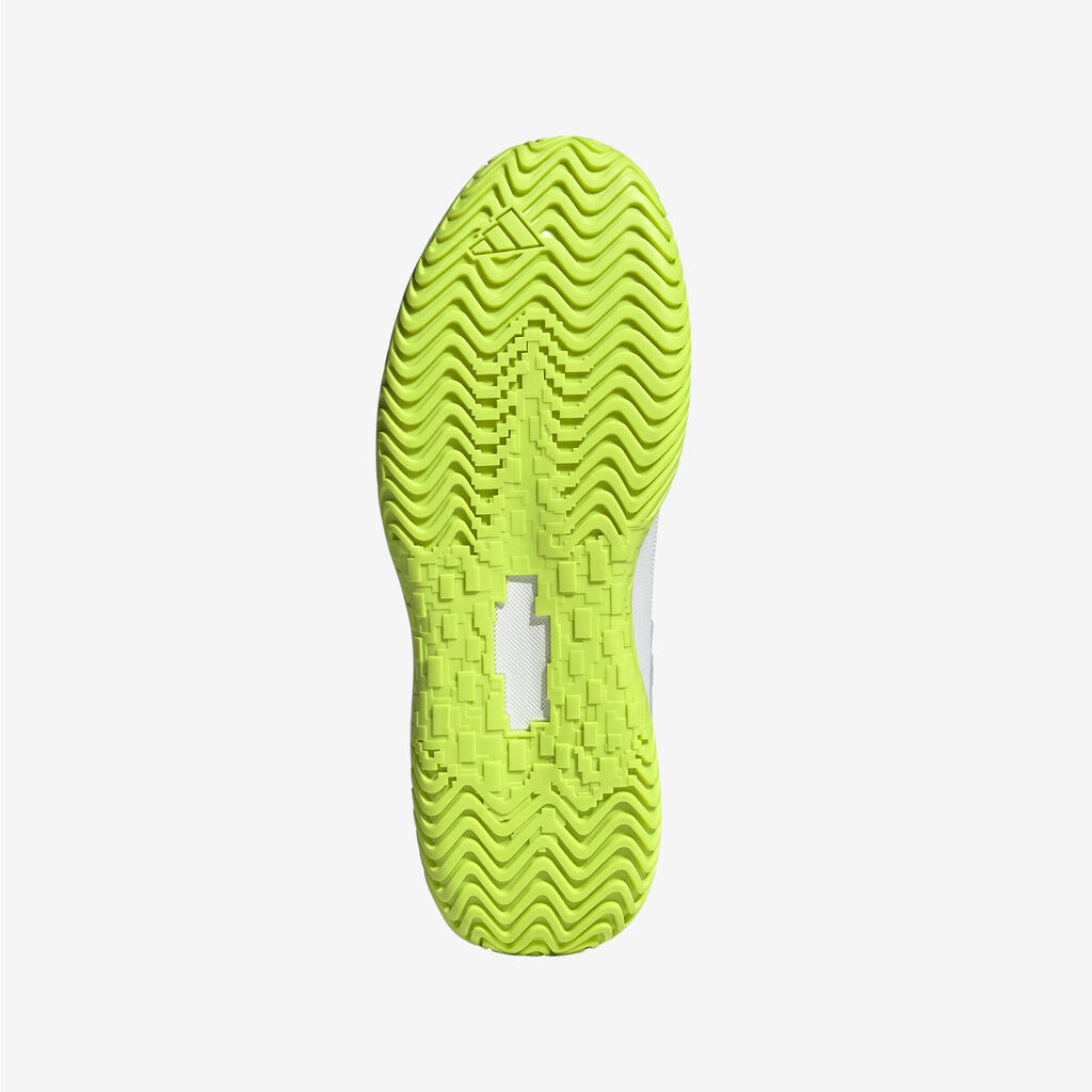 Vīriešu dažādu laukumu segumu tenisa apavi “Solematch Control”, gaišs citrons