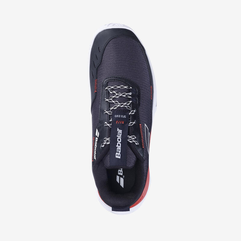 Scarpe tennis uomo Babolat SFX EVO nero-rosso