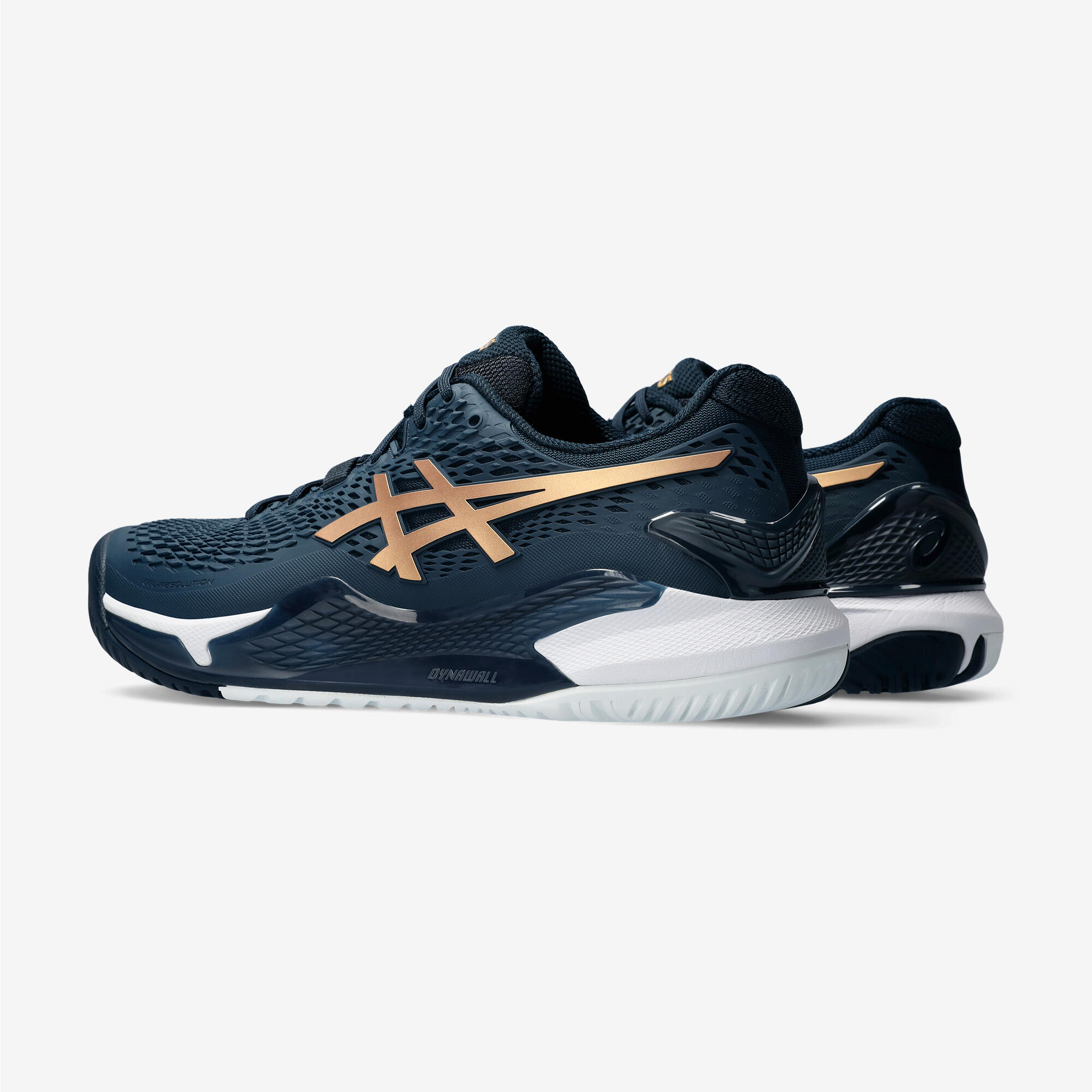 Men's Multi-Court Supportive Tennis Shoes Gel Resolution 9 - Pure Gold 5/7