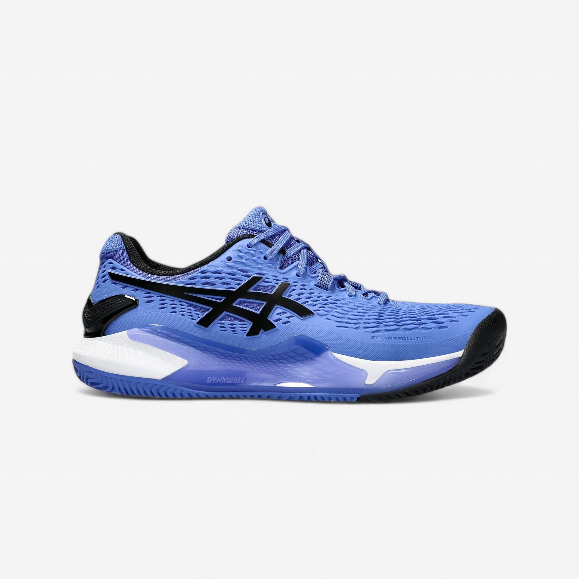 Asics - Chaussures De Tennis Homme Terre Battue - Asics Gel Resolution 9 Saphir Black - Chaussures De Sport - Tennis - - 43.5 - Decathlon