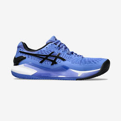 CHAUSSURES DE TENNIS HOMME TERRE BATTUE - ASICS GEL RESOLUTION 9 SAPHIR BLACK