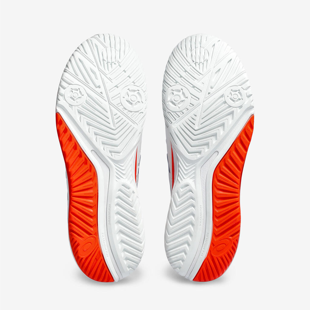 Vīriešu dažādu laukumu segumu tenisa apavi “Gel Resolution 9”, balti/oranži