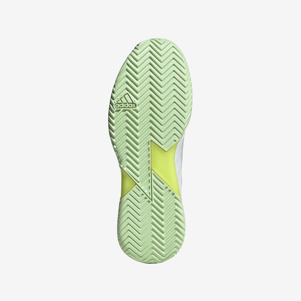 Vīriešu tenisa apavi dažādiem kortu segumiem “Adizero Ubersonic 4.1”, citronu