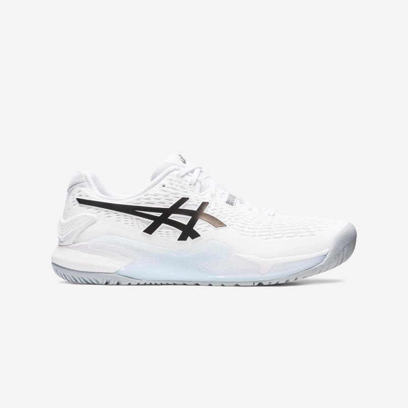 CHAUSSURES DE TENNIS HOMME MULTICOURT - ASICS GEL RESOLUTION 9 BLANC NOIR