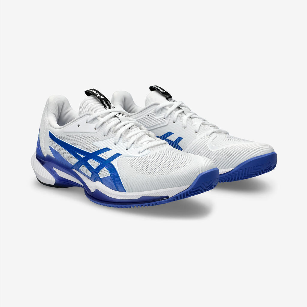 Herren Tennisschuhe Sandplatz - Asics Gel Solution Speed FF 3 weiss