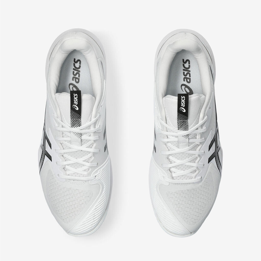 Vīriešu māla seguma laukuma tenisa apavi “Gel Solution Speed FF3”, balti
