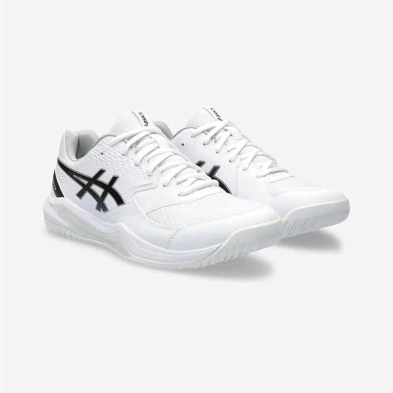 Chaussures de Tennis multicourt homme - Gel Dedicate 8 blanc