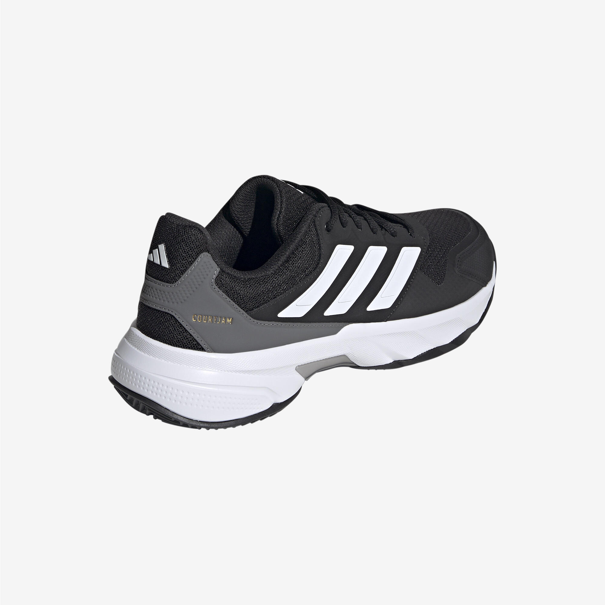 Men's Clay Court Tennis Shoes CourtJam Control - Black/White 6/7