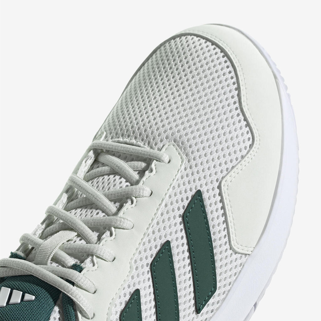 Vīriešu dažādu laukumu segumu tenisa apavi “Gamespec”, balti/zaļi