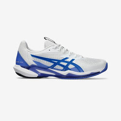 CHAUSSURE DE TENNIS HOMME TERRE BATTUE - ASICS GEL SOLUTION SPEED FF 3 BLANCHE