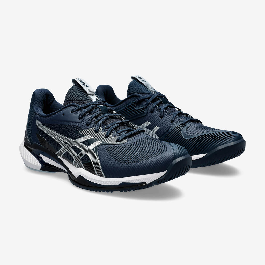 Teget-srebrne muške patike za tenis GEL SOLUTION SPEED FF3