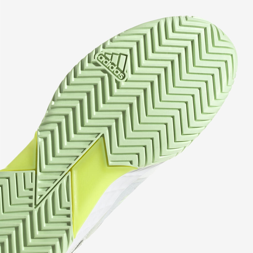 Pánska tenisová obuv Adizero Ubersonic 4.1 na rôzne povrchy žltá