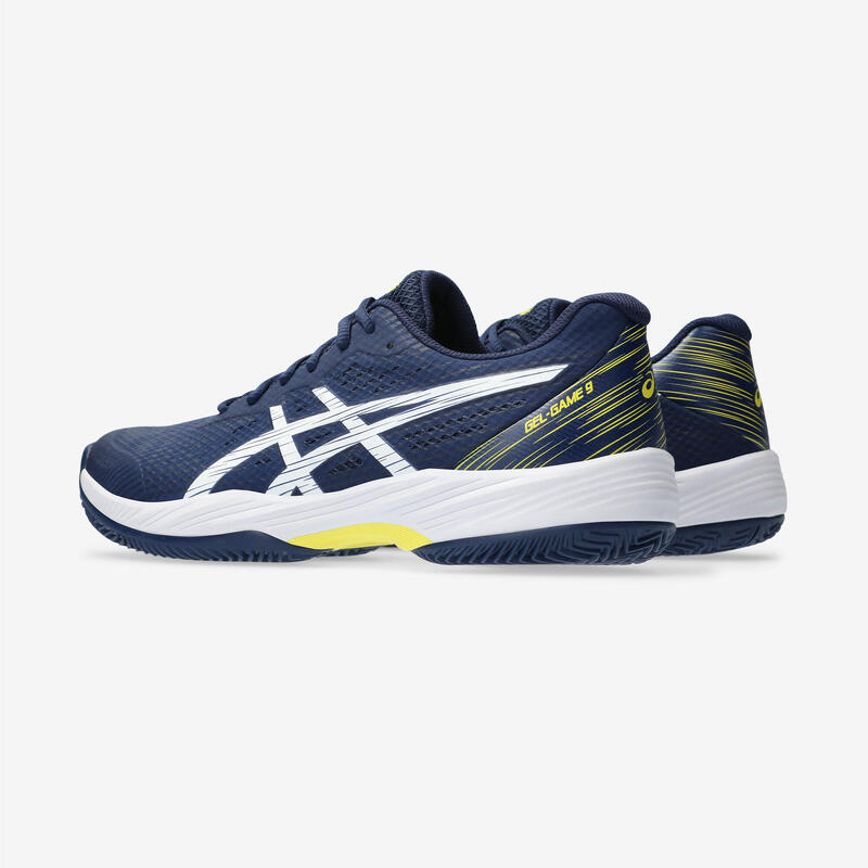 CALÇADO DE TÉNIS HOMEM TERRA BATIDA - ASICS GEL GAME 9 AZUL AMARELO