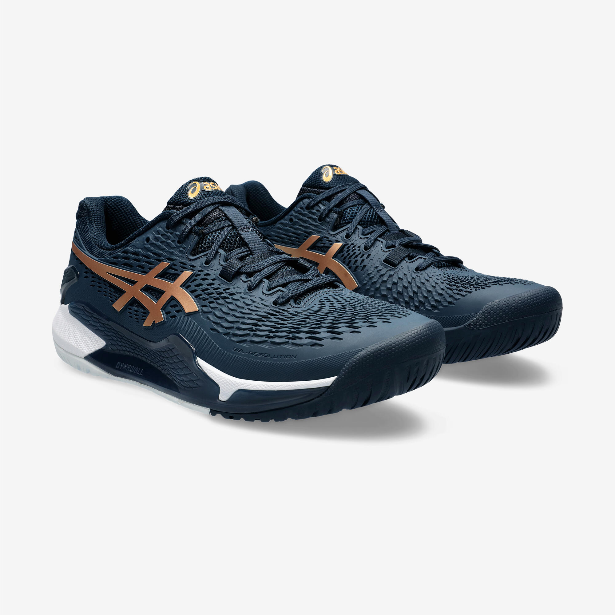 Men's Multi-Court Supportive Tennis Shoes Gel Resolution 9 - Pure Gold 4/7