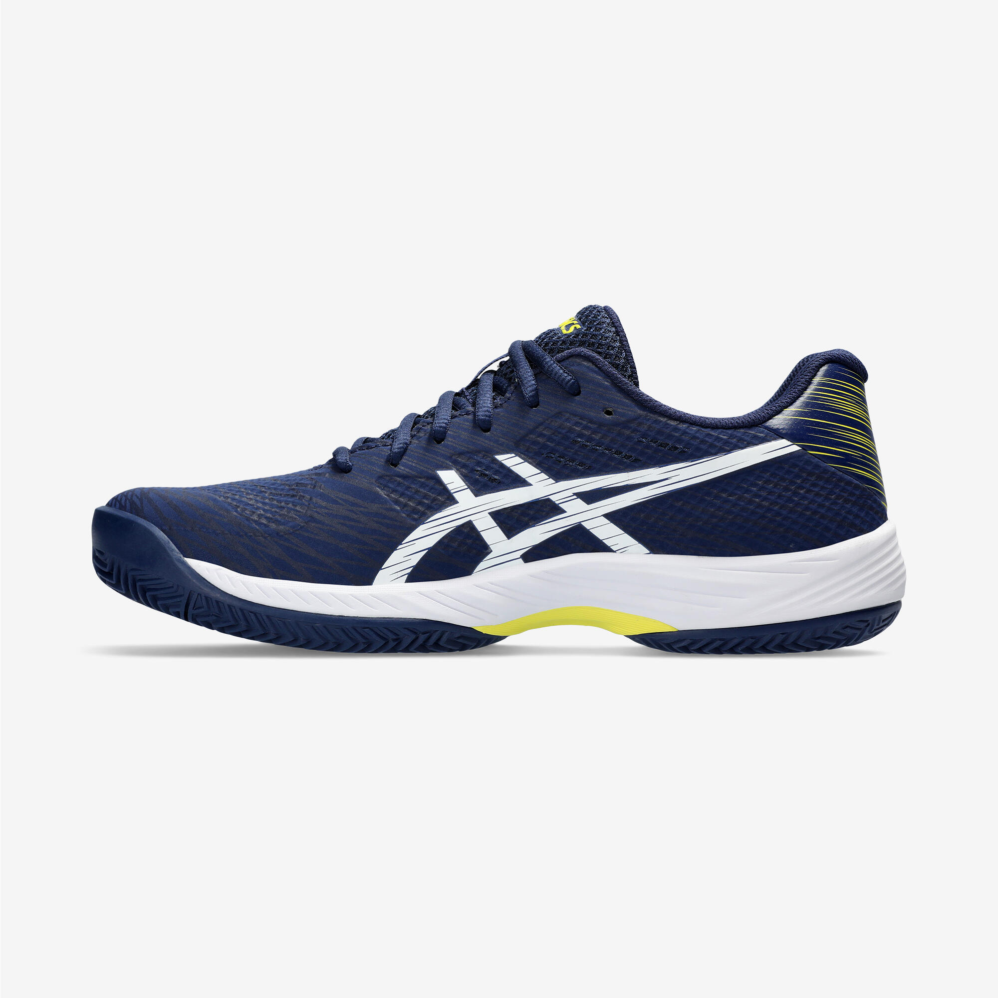 MEN'S CLAY TENNIS SHOES - ASICS GEL GAME 9 BLUE YELLOW