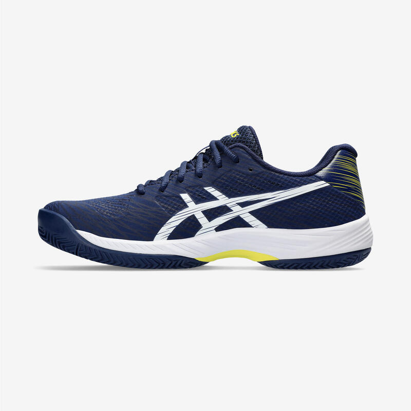 CHAUSSURES DE TENNIS HOMME TERRE BATTUE - ASICS GEL GAME 9 BLEU JAUNE