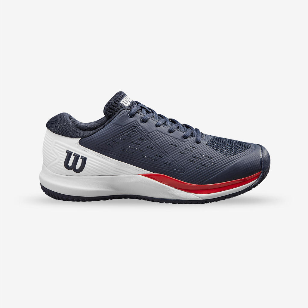 Men's Multicourt Tennis Shoes Rush Pro Ace - Blue/White/Red