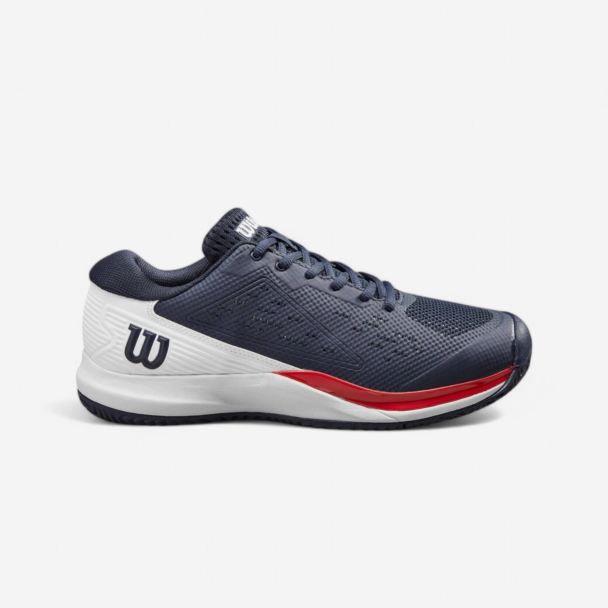 WILSON Scarpe da tennis multicourt da uomo - RUSH PRO ACE Blu bianco rosso