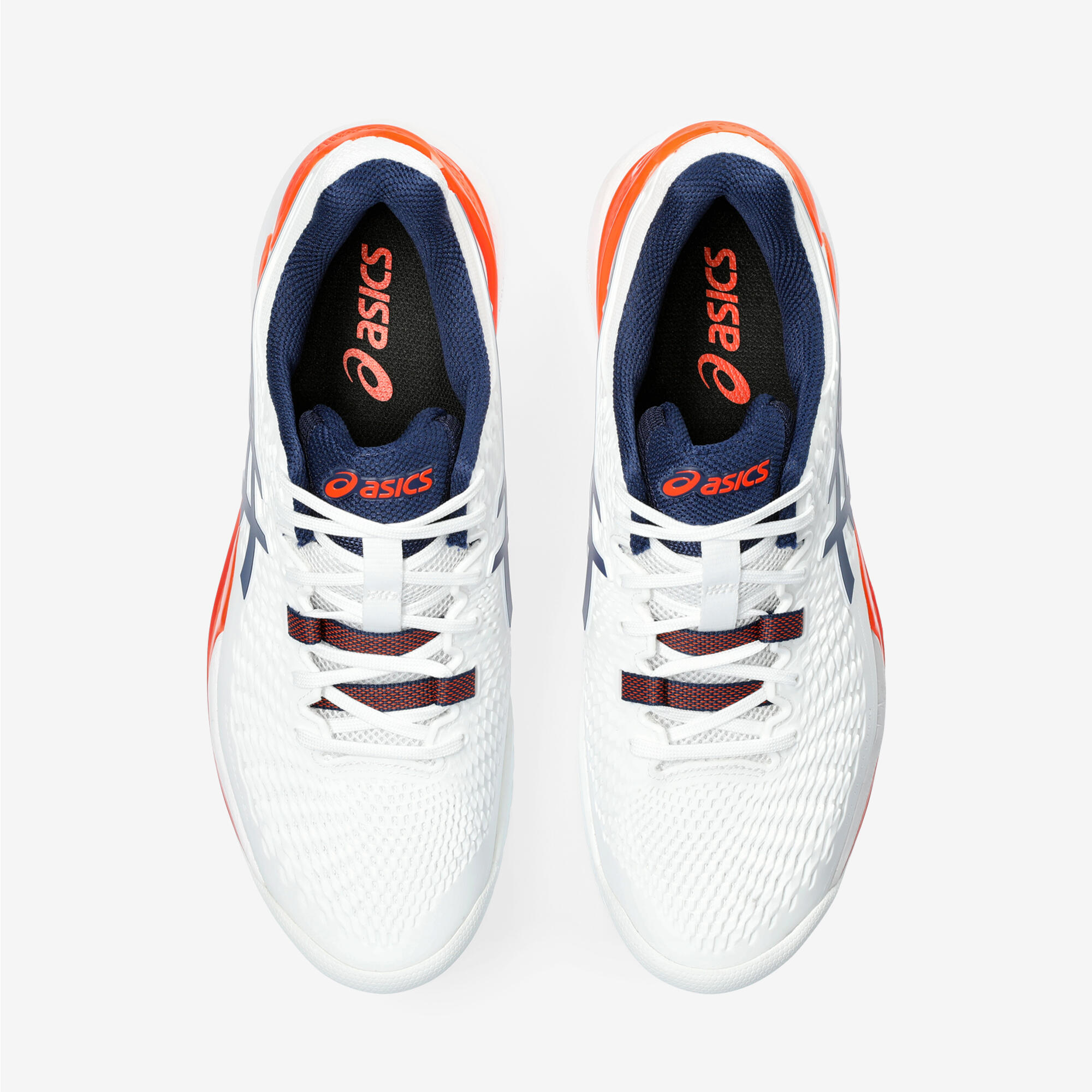 Men's Multicourt Tennis Shoes Gel Resolution 9 - White/Orange 7/7