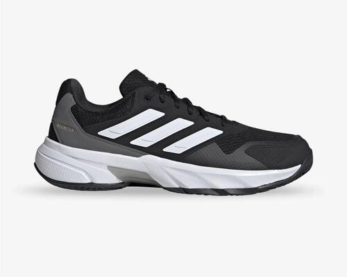 Chaussures de Tennis  homme Terre Battue - Adidas Courtjam Control 3 Noir blanc