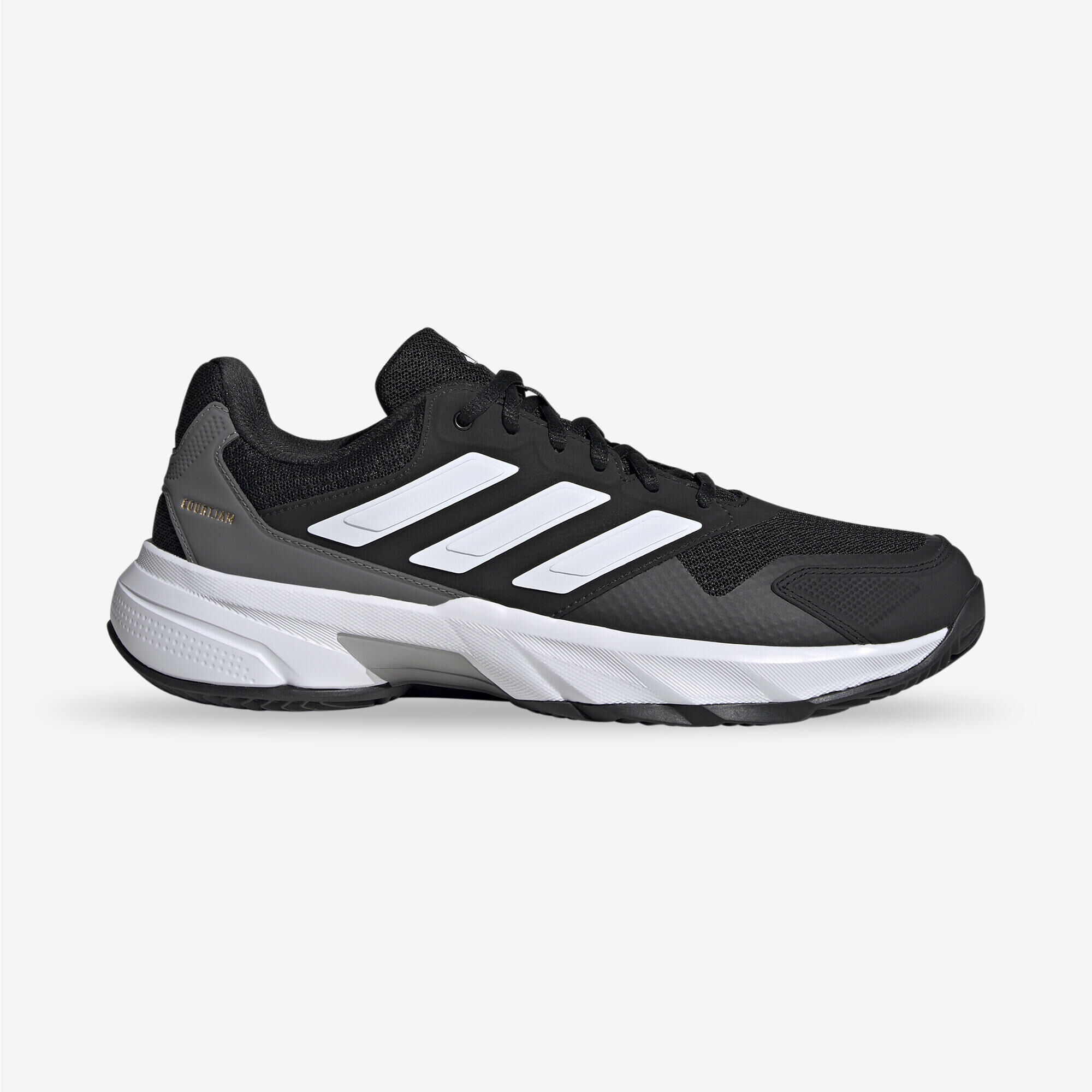 ADIDAS Men's Clay Court Tennis Shoes CourtJam Control - Black/White