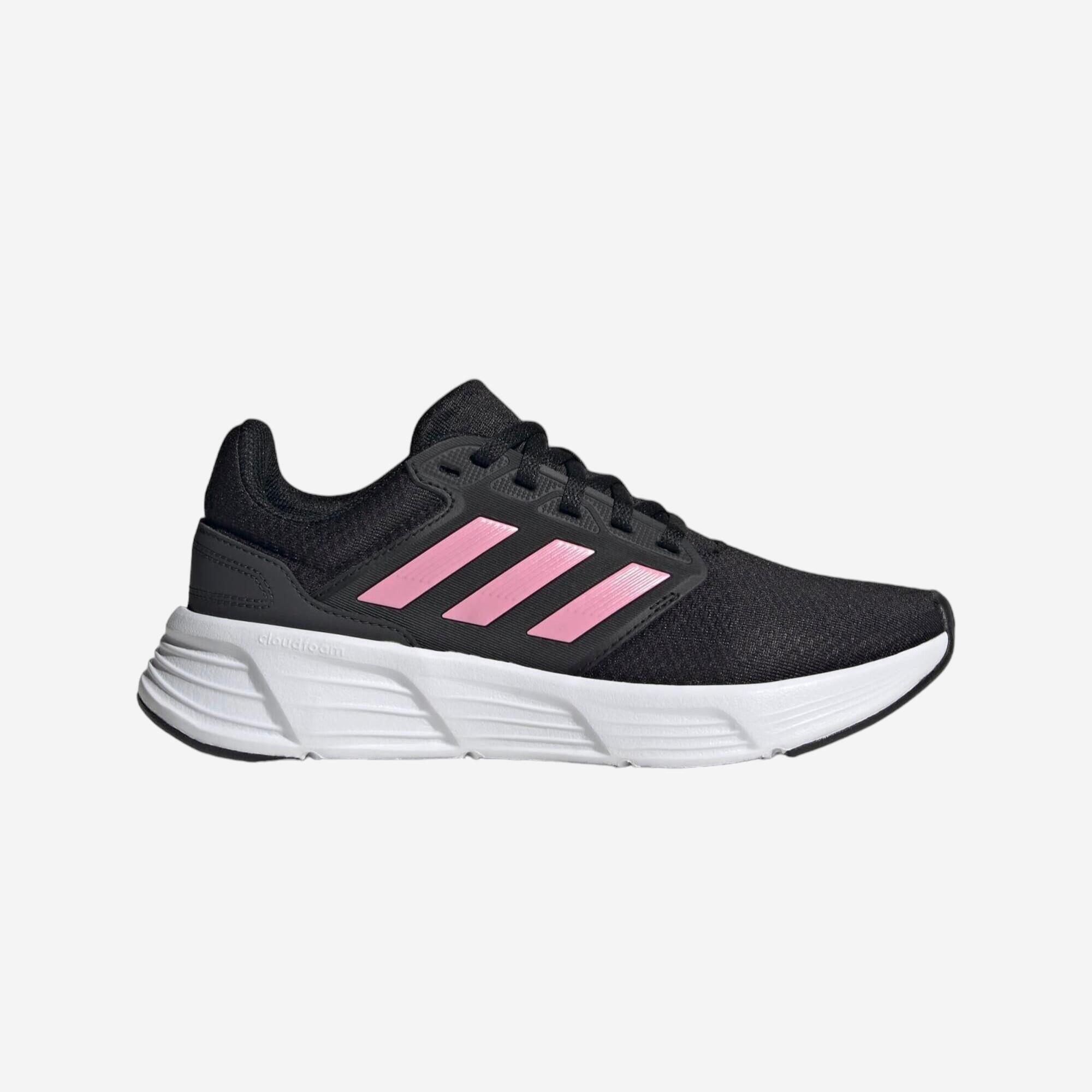 WOMEN'S ADIDAS GALAXY 6 RUNNING SHOES - BLACK 1/7